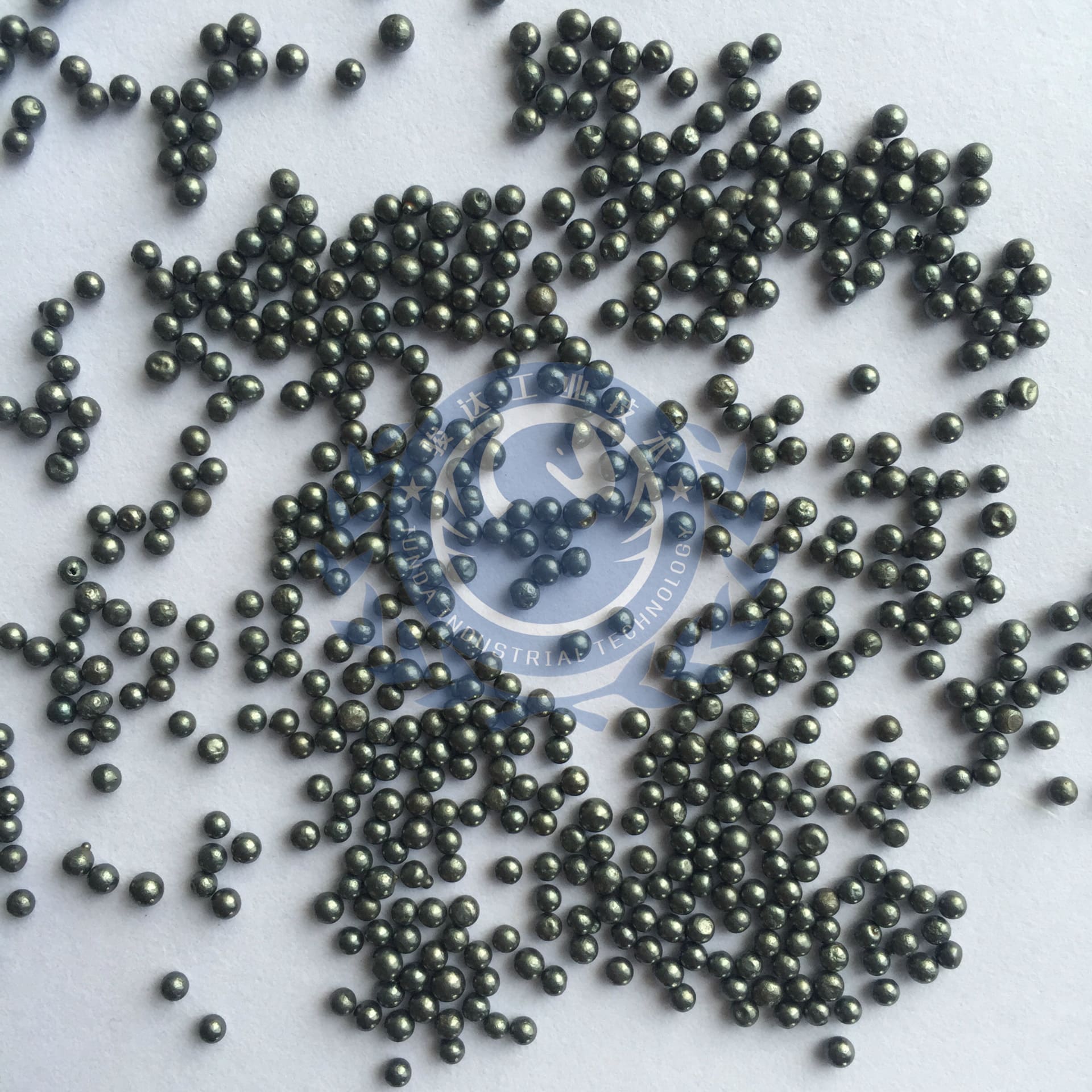 Selection of steel shot - particle size