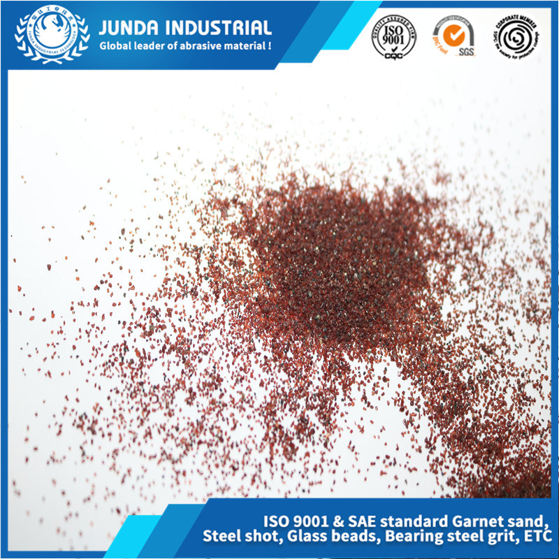 Garnet sand blasting rust removal advantage