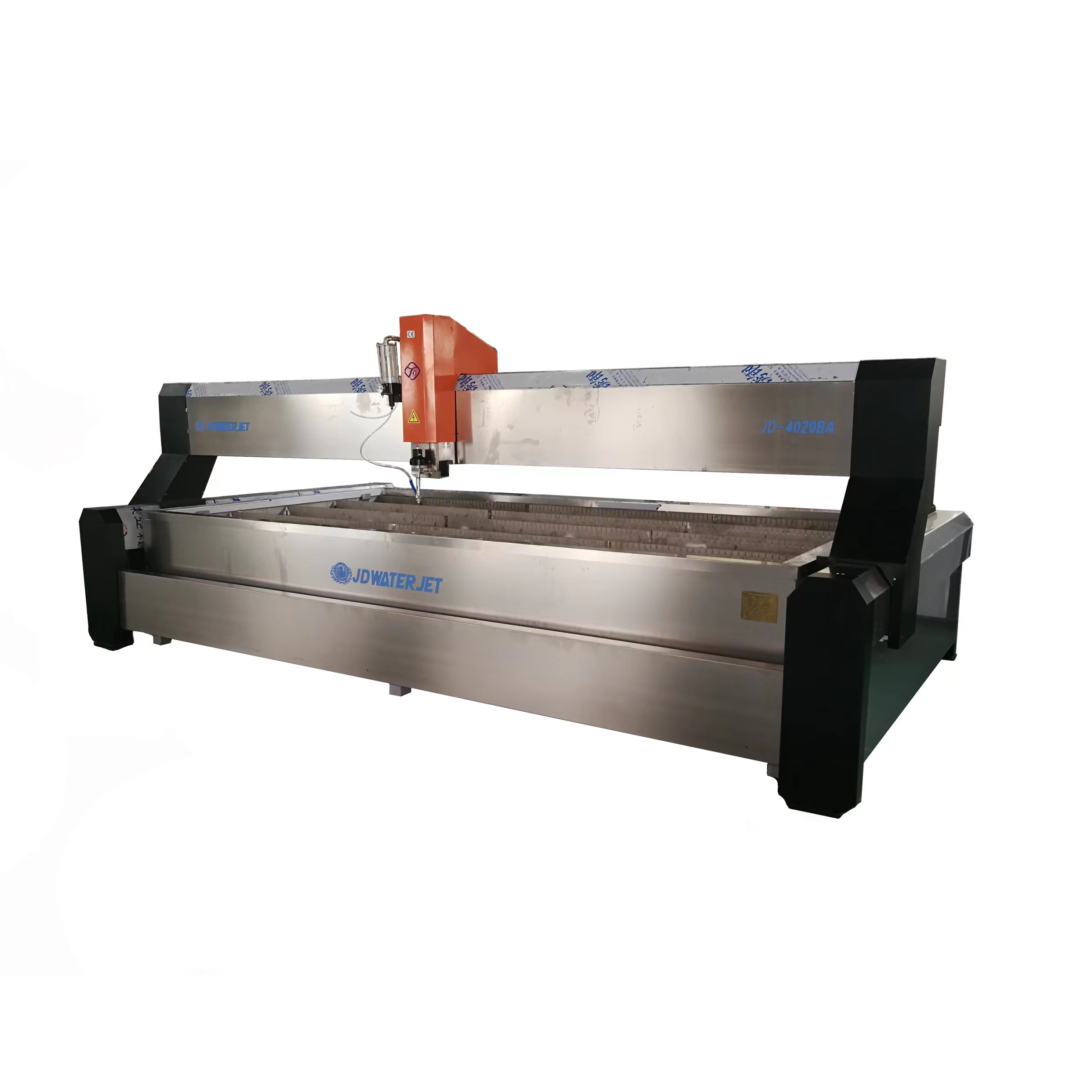 How is water jet cutting machine cut?