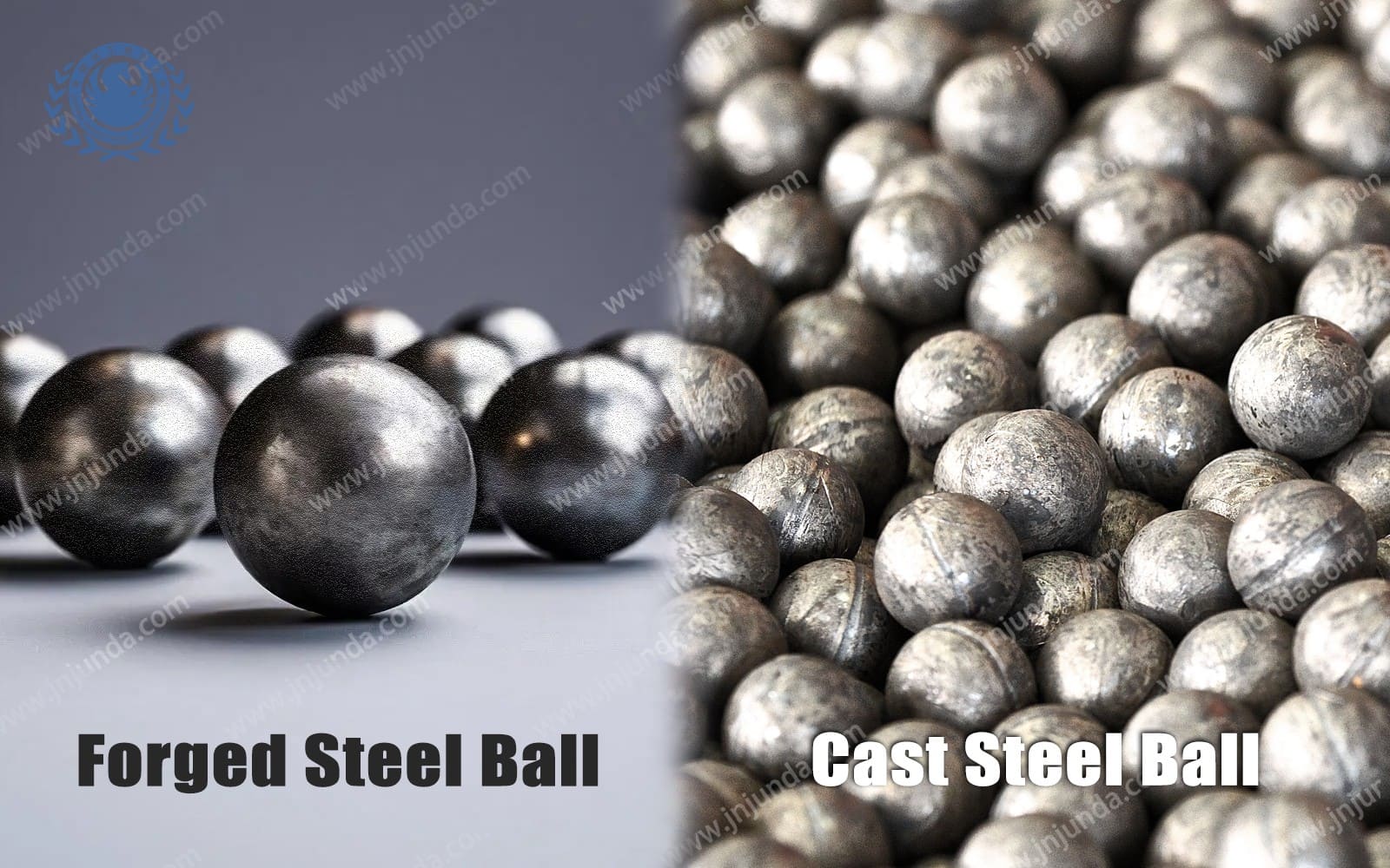Forged steel balls VS Cast steel balls