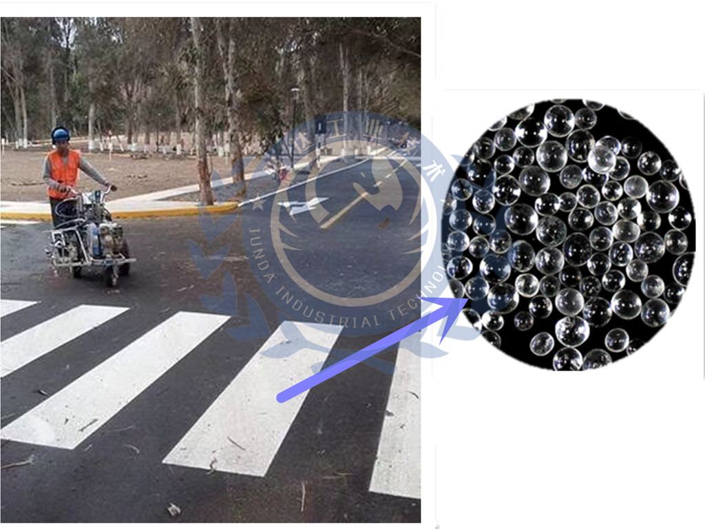 Enhancing Road Marking Paints using Glass Beads