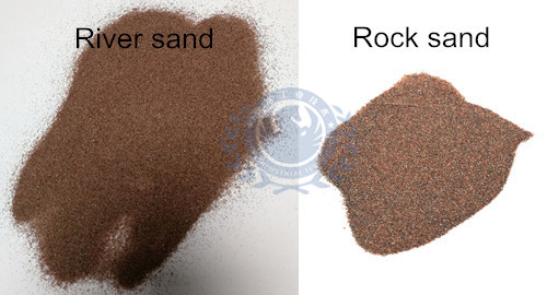 The difference between JINAN JUNDA river sand and rock sand